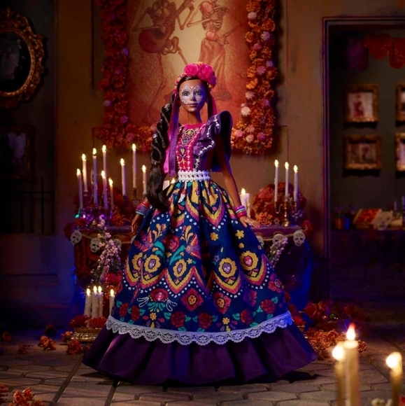 Barbie Signature Doll, 2022 Dia De Muertos Collectible NIB - Picture 4 of 12
